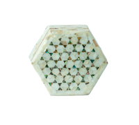 Boîte de rangement décorative multifonctionnelle en nacre, faite à la main, style nordique moderne, à trois couches, détachable, empilable, de luxe, taille personnalisée