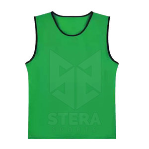 High Quality 100% Polyester Soccer Vest Custom <b>Football</b> Pinnies Training <b>Bibs</b> Breathable Design Automated Cutting Technique - Product Image 1