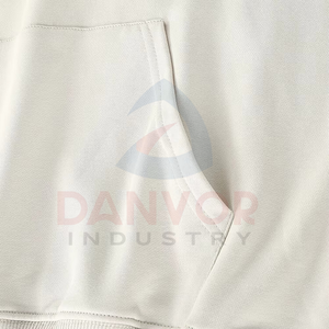 เสื้อฮู้ดโอเวอร์ไซส์แบบกำหนดเองคุณภาพพรีเมี่ยมสำหรับทุกเพศเสื้อมีฮู้ดแนวสตรีทโลโก้ด้านหน้ารูปแบบสีทึบกระเป๋าผ้าไหมหน้าจอ - Product Image 5