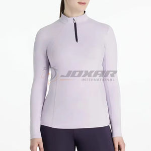 Couches de base d'équitation pour femmes, vêtements d'entraînement et de compétition avec technologie de séchage rapide évacuant l'humidité, couches de base minces - Product Image 1