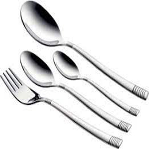 Caja de madera de lujo de alta gama, juego de cubiertos de acero inoxidable 201, juego de cubiertos de 84 piezas como regalo para amigo, juego de cubiertos - Product Image 4