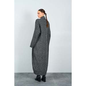 Cárdigan Negro con Cuello Chal y Frente Abierto - Product Image 4