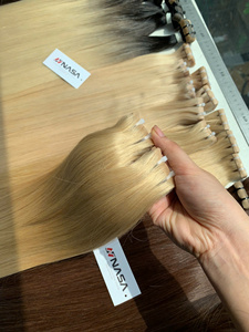 Extensions de cheveux vierges vietnamiennes Super Double Drawn à bandes adhésives par Nasa Hair, 22-30 pouces, cheveux humains lisses, prix de gros - Product Image 5
