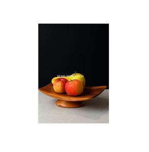 Plateau de service et de rangement en bois naturel de qualité supérieure, léger, design élégant, qualité alimentaire, personnalisable pour la maison et les restaurants - Product Image 1