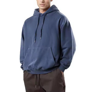 Sudadera con Capucha Lisa para Hombre, de Algodón, Cómoda, Cálida, para Invierno, Estilo Casual Urbano - Product Image 1