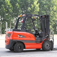 Chariot élévateur électrique 3,5 tonnes OEM ODM avec freinage régénératif et batterie au lithium, personnalisé pour les parcs logistiques