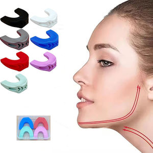 Nouvel exercice de mâchoire en silicone de qualité alimentaire pour hommes et femmes Jawline exercice balle anti-stress visage mâchoire exercice formateur
