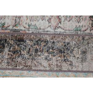 Tapis turc vintage, tapis de 2,3 x 2,5 pieds, petit tapis persan brun - Product Image 4