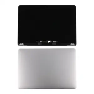 मैकबुक प्रो A2337 A2338 के लिए थोक नया लैपटॉप एलसीडी स्क्रीन पैनल सिल्वर ग्रे एलसीडी स्क्रीन A1706 A1708 एलसीडी बैक हाउसिंग पार्ट्स के साथ