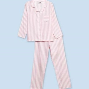 Vêtements de nuit d'été pour enfants Satin Silk Short Sleeve Trouser 2Pcs Set Girls Solid Color Lapel With Button Children Night Wear - Product Image 2