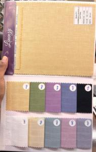 Tela Dobby de algodón de lino Premium Tela Dobby de algodón de lino ecológica Textura suave Tejido Dobby de algodón de lino - Product Image 5