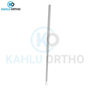 KAHLU ORTHOPEDIC Lot de 10 instruments de curette d'oreille à angle droit de haute qualité Instruments ORL en acier inoxydable tranchants et émoussés - Product Image 5