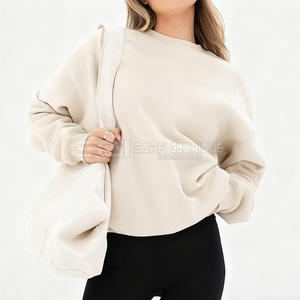 Sudadera de Algodón Cómoda para Mujer al por Mayor, Cuello Redondo, Ropa Casual, Nuevo Diseño Estampado, Básicos para Mujer, Sudaderas con Capucha - Product Image 1