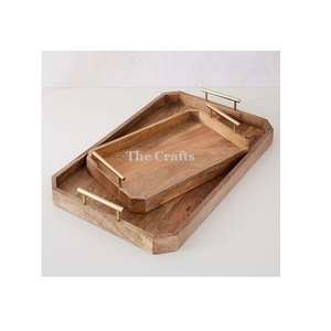 Juego de 2 Bandejas para servir postres con calidad de lujo, tamaño y forma personalizados, bandeja para servir alimentos para uso en bodas - Product Image 4