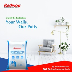 Mastic mural de meilleure qualité WHITPLAST SF Fabricant et exportateur mondial de mastic de finition lisse à base de polymère et de ciment blanc - Product Image 2
