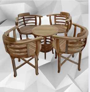 Set <b>Chair</b> patio <b>chair</b> minimalist set - Product Image 4