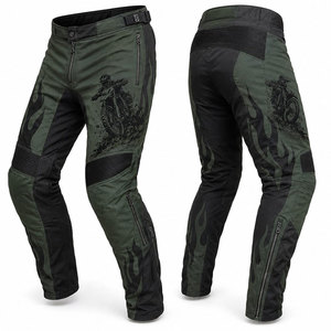 Pantalon de moto unisexe en cuir jaune et gris, respirant, imperméable, anti-UV, séchage rapide, ignifuge, grandes tailles, toutes saisons - Product Image 4