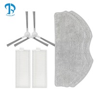 Pièces de rechange pour aspirateur robot ROPVACNIC S1/ A1, PRETTYCARE C2, Tipdiy G90, Betboyles V75S, VIPSUN Z1, EKAZA Zuno : brosse, filtre, serpillière