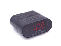 Digitaler LED-Tischwecker mit AM/FM-Radio Schlaf-Timer Kunststoffmaterial Modernes Design