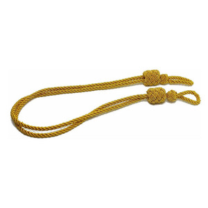 Cordon de capuchon en soie sur mesure Cordon de capuchon en fil d'or Cordon de capuchon uniforme Fabriqué au Pakistan - Product Image 4