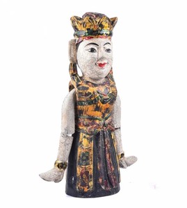 Décor à la maison écologique Restaurant Type bas quantité minimale de commande jacquier bois marionnette à eau fée dame Vietnam artisanat OEM - Product Image 4
