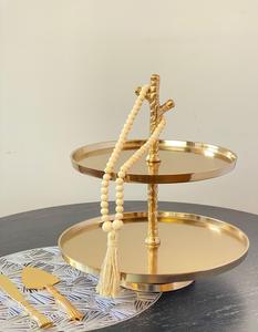 Soporte para Pastel de Acero Inoxidable, Moderno, Elegante y Ecológico, para Bodas, Cumpleaños, Mesa, Cupcakes y Pasteles - Product Image 1