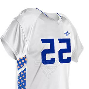 Uniforme de lacrosse pour hommes adultes de haute qualité, 100% polyester, séchage rapide et respirant, vêtements d'entraînement avec logo personnalisé - Product Image 6