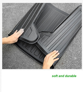 Tapete Antideslizante 3D de TPE Impermeable para Maletero de Coche, Compatible con IONIQ 5 <span class=keywords><strong>2021</strong></span>, Santa Fe, Creta - Product Image 4
