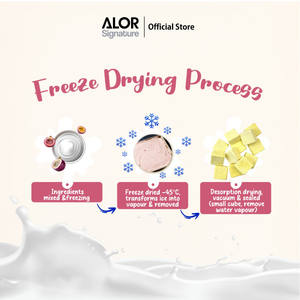 Bouchées de yaourt lyophilisé à la passion avec probiotiques, nutritives, 30g, Halal, collation fritée - Product Image 3