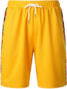 Short de survêtement en coton respirant pour hommes, vêtements d'été en polyester uni pour le sport de grande rue du Pakistan - Product Image 4