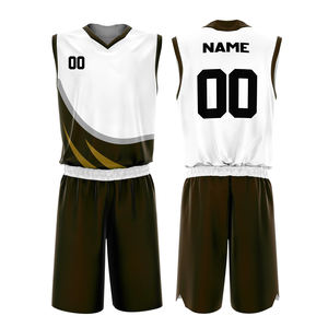 Uniformes de basket-ball personnalisés de haute qualité à vendre en ligne Concevez votre propre maillot et short de basket-ball par sublimation - Product Image 1