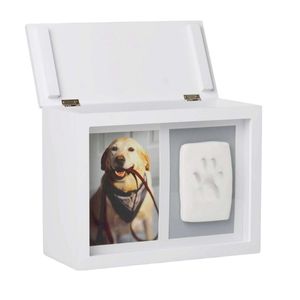 Elegant Modern Handmade Wooden Eco Friendly Biodegradable Pet <b>Urn</b> Engraving Cremation Ashes Memorial Keepsake Box for Cats <b>Dogs</b> - Product Image 1
