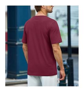 Wholesale Price Men's 100% Cotton Short Sleeve Casual <b>T</b>-<b>Shirt</b> Round Neck Shoulder Slope Neck Tape Solid Color From Bangladesh - Product Image 4