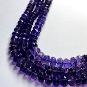 Améthyste violette naturelle à facettes, perles de pierre précieuse, produit en vrac fait à la main pour la fabrication de bijoux, prix d'usine, vente en gros - Product Image 2