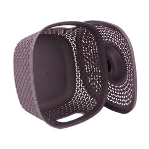 Cesta de Plástico con Tapa - Morada - Product Image 4