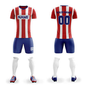 Servicio OEM de Camisetas de Fútbol Sublimadas Personalizadas para Marcas de Ropa Deportiva - Uniformes de Fútbol Cortos Estampados Unisex para Adultos de Marca Privada - Product Image 2