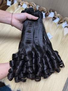 Extensions de cheveux Fumi 100% cheveux humains naturels, cuticules alignées, vierges, vietnamiennes, trame de peau, lisses, qualité 9A - Product Image 2