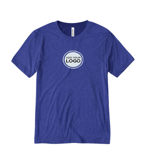 T-shirt personnalisé à col rond en tissu mélangé écoresponsable, haute élasticité, respirant, pour le fitness - Product Image 4