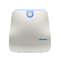 Puricom - Filtro de Agua Potable de Ósmosis Inversa Compacto de 4 Etapas y 75 GPD, de Plástico, para Debajo del Fregadero, Manual, Fabricado en Taiwán
