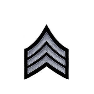 Parche Táctico de Rango Chevron para Uniforme, Parche Computarizado para Ropa, Parches Bordados Personalizados para Transferencia de Calor - Product Image 3
