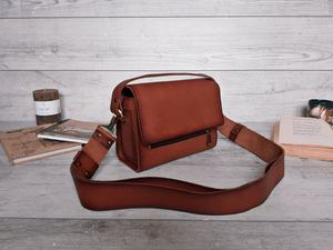 Pochette en cuir souple pour homme en cuir de vachette, grande capacité, sac bandoulière décontracté LCS-0032 - Product Image 2