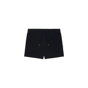 Pantalones cortos negros de lana clásicos Pantalones cortos casuales suaves y cómodos para hombres y mujeres, perfectos para descansar, gimnasio y uso diario - Product Image 1