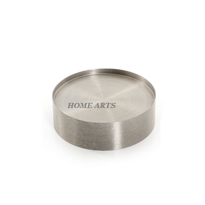 Plateau de service alimentaire en acier inoxydable, forme ronde, couleur argent, plateau de service pour desserts à prix abordable - Product Image 6