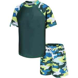 New Arrival High Quality Custom Logo Casual Rash <b>Guards</b> for Kids Gym Fitness Wear Rash <b>Guard</b> Sets with Breathable Feature - Product Image 4