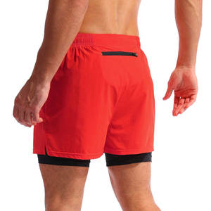 Venta caliente Gimnasio Fitness Wear Hombres Pantalones cortos para correr Material duradero Color sólido Hombres Pantalones cortos para correr - Product Image 2