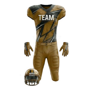Uniforme de football américain unisexe sur mesure de haute qualité, short 100% polyester, séchage rapide, propriétés antibactériennes incluses - Product Image 3