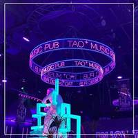 Enseigne au néon circulaire suspendue en acrylique LED industrielle, lettres lumineuses personnalisées, bar, salle de jeux, anneau décoratif