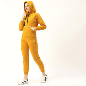 Conjunto Deportivo Informal de Invierno para Mujer 2025, con Tela Transpirable 100% Algodón, para Entrenamientos en el Gimnasio y Uso Diario - Product Image 4