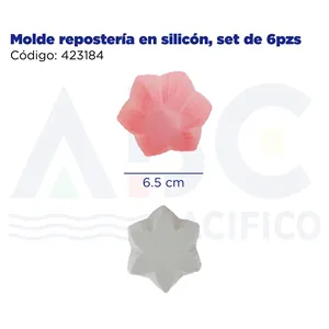 Set di 6 ecologici grandi stampi in Silicone acciaio inox PC a forma di diamante per la produzione di cioccolato strumento uso torta strumenti