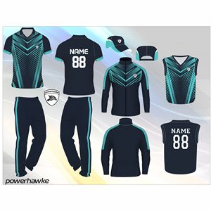 Top Selling Stylish Designs of Powerhawke Stretchable Cricket Uniform Set for Adult <b>Boys</b> with Custom Team Name and Logo Size - Product Image 2